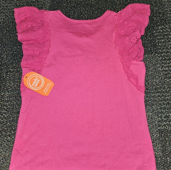 Wonder Nation Girls Pink Sleeveless Top Size L (10-12 - Picture 6 of 9
